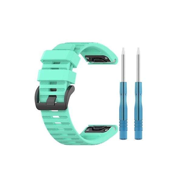 Rem til Garmin Fenix 6X Pro 26Mm Sort Silikone Urrem