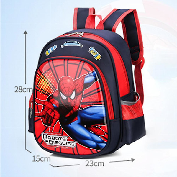 Taaperoille Lapsille Pojille Spiderman Reppu Säädettävä Olkahihna Koulureput Rentouttava Reppu A