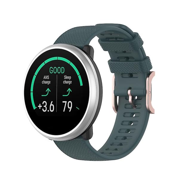 Polar Ignite 20mm Dot Texture watch Olive Green
