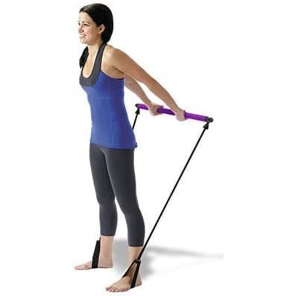 Bodybuilding Yoga Stick Harjoitteluvälineet Voimakuntoon Lihasvoimaharjoitteluun/Painonnostoon/Painonnostoon PURPLE