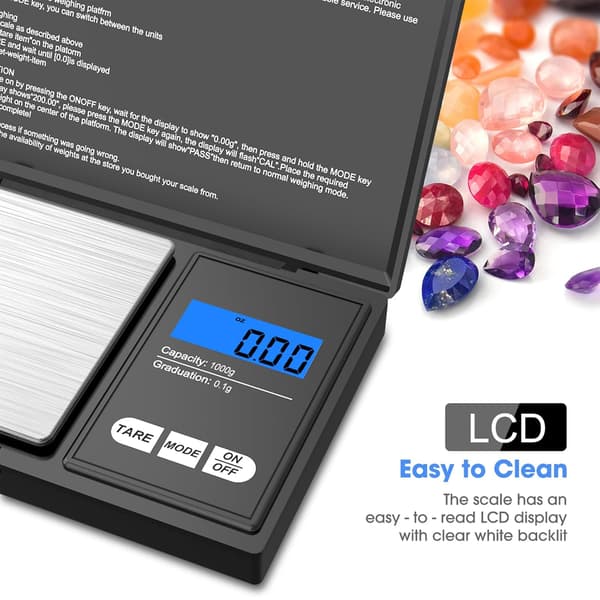 Liten digital vekt 500g x 0,01g