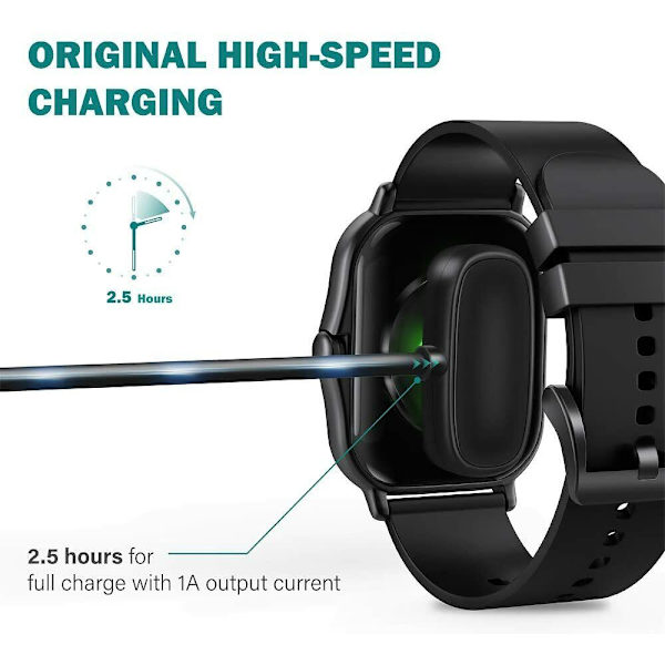 Oplader til Huami Amazfit GTS 2E, Mini GTS 2 Oplader USB Kabel Dock