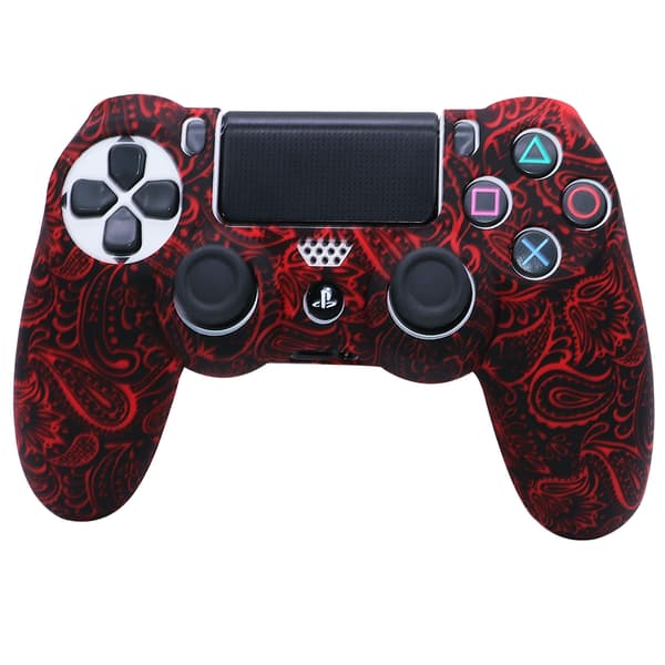 Silikonskal för PS4-kontroller M-PS4-29 röd