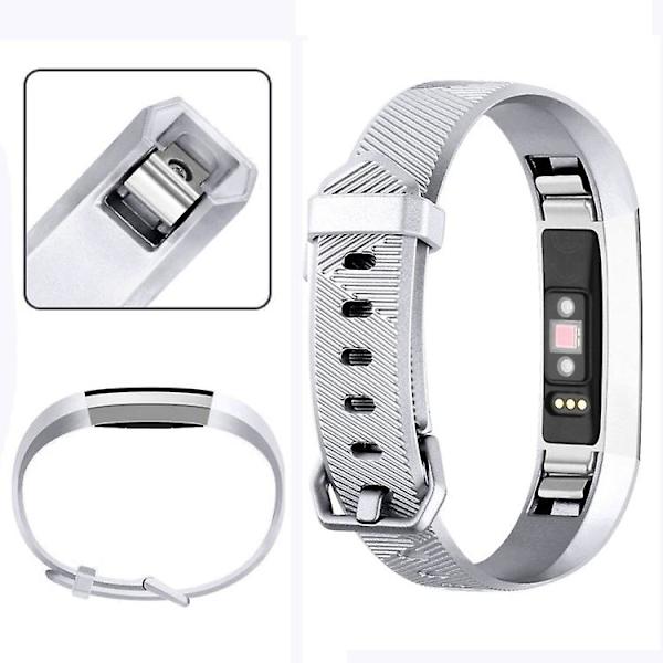 För Fitbit Alta / Alta Hr watch i metall i watch Silver