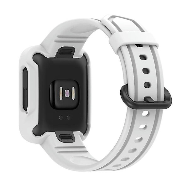 Til Xiaomi Redmi Watchmi Watch 2/Mi Watch Lite/Mi Watch Lite 2 Watch Strap Håndled med Watch Cas White