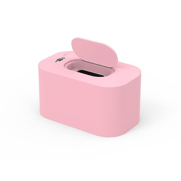 Bærbare babyservietter varmere og babyservietter varmere med usb-port pink