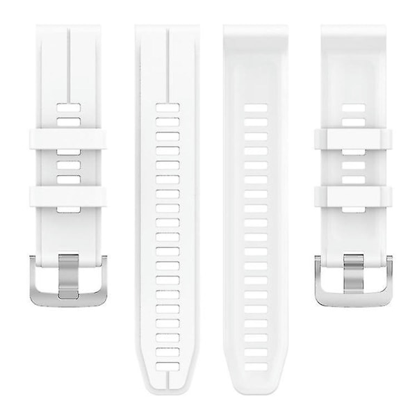 Til Garmin Descent G1 / Forerunner 745/945/935 / Approach S62 Solid Color Silicone Watch VDCC White