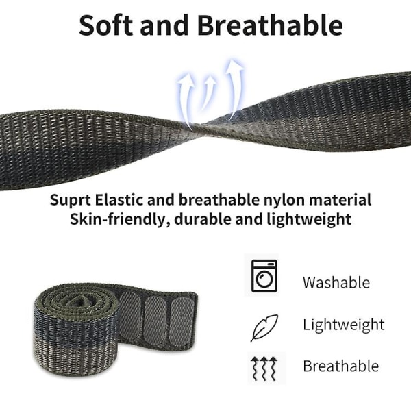 Til Garmin Fenix ​​7x krog og løkke fastener nylon urbånd Colorful