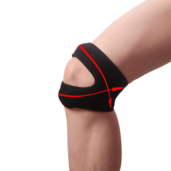 Enkel Knäskydd med Patellaband för Utomhusbruk
