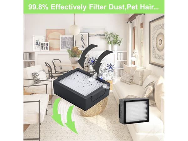 iRobot Roomba I7/I7+/I3/I4/I6/I8/J7 Tilbehør (16 deler)