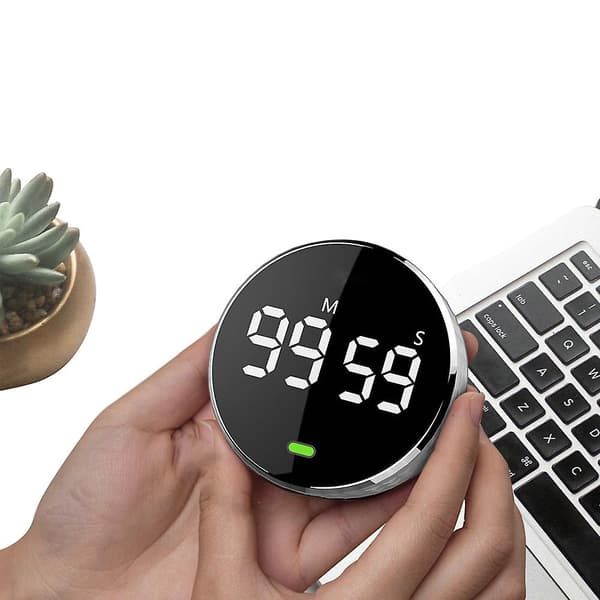 Kjøkken Timer, Digital Matlagingstimer med LCD-skjerm, Magnetisk Nedtellingstimer