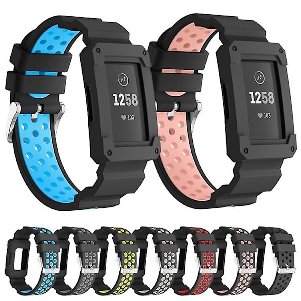 För Fitbit Charge 3 allt-i-ett case Watch Red
