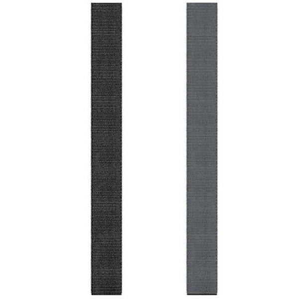 Til Garmin Fenix ​​6x 26 mm strikket nylon løkkeurrem Grey