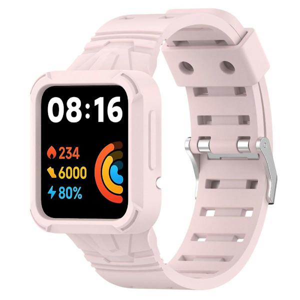 Til Xiaomi Redmi Watch 2 Lite/Mi Watch Lite2/Lite1 Universal Watch Wrist Strap Sports Watch Quic Light pink