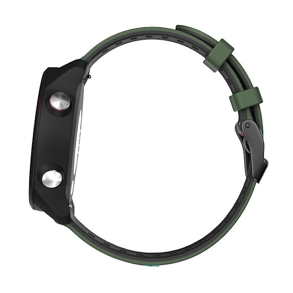22 mm för Garmin Vivoactive 4 / Venu 2 Universal tvåfärgs watch Army Green Black