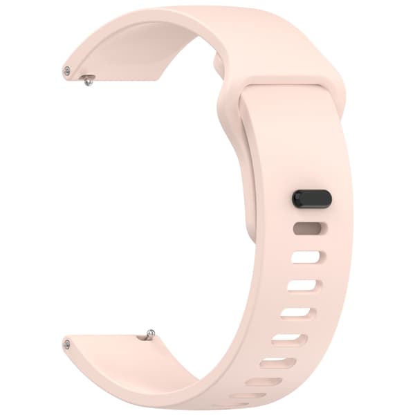 Rem for Xiaomi Redmi Watch 5 Active/watch 5 Lite 22mm Solid farge silikonrem (Lys rosa)