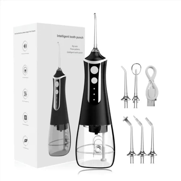 Oral Irrigator Vannstråle 300Ml Svart