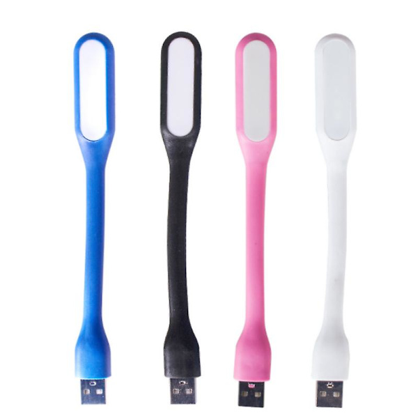 Flexibel LED USB-lampa Boklampa Mini Bärbar USB LED-lampa Strömförsörjning Bärbar Notebook LED-läslampa USB-nattlampa Blue