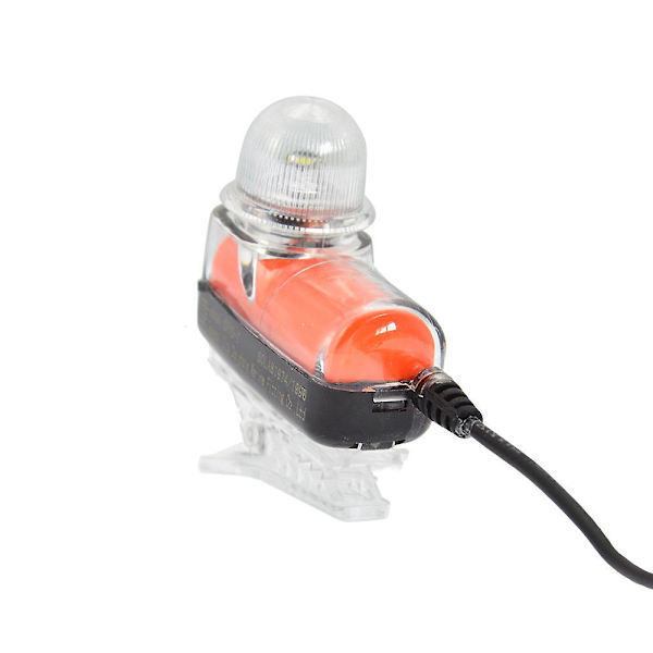 Lampe for redningsvest Lampe Marine redningsvest Lys Signal Flytende lys Lampe Redningsposisjon Blinkende lys