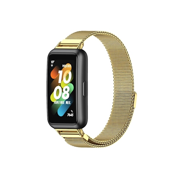 Smartwatch-rem for Huawei Strap 7/7 NFC MIJOBS Milan magnetisk rustfritt stålrem (gull)