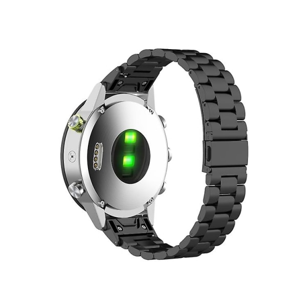 For Garmin Fenix ​​5 klokkerem i rustfritt stål Black