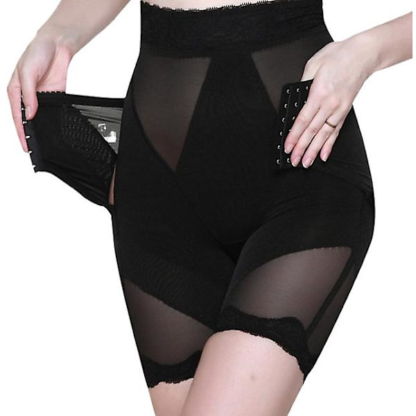Höftlyftande andningsbar formande tunn shapewear bukbyxor korsett Khaki M