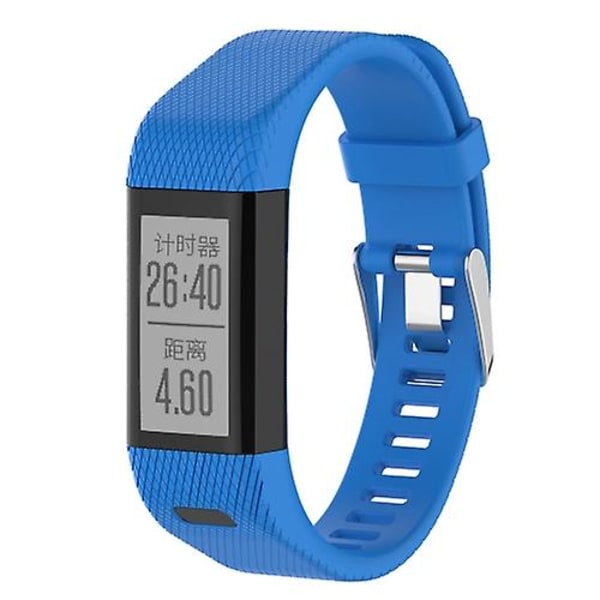 Smart Watch Silikonklokkerem for Garmin Vivosmart Hr+ Blue