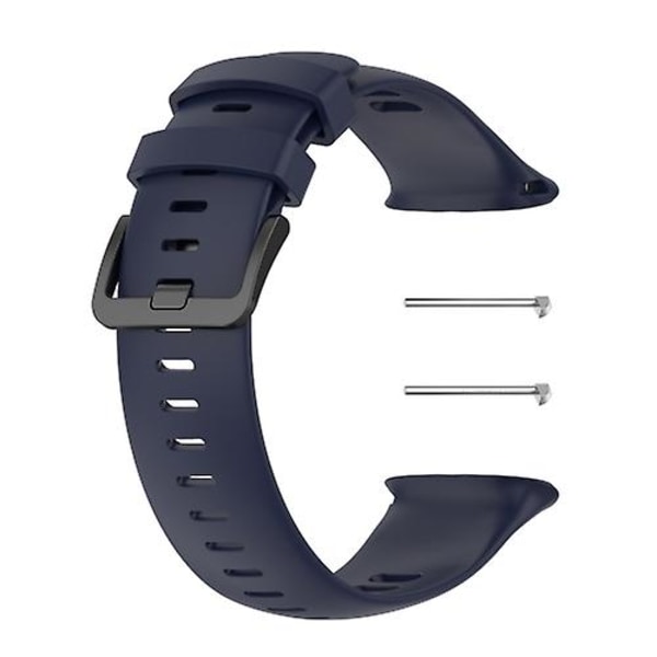 Ensfarget silikonklokkerem for Polar Vantage V2 Blue