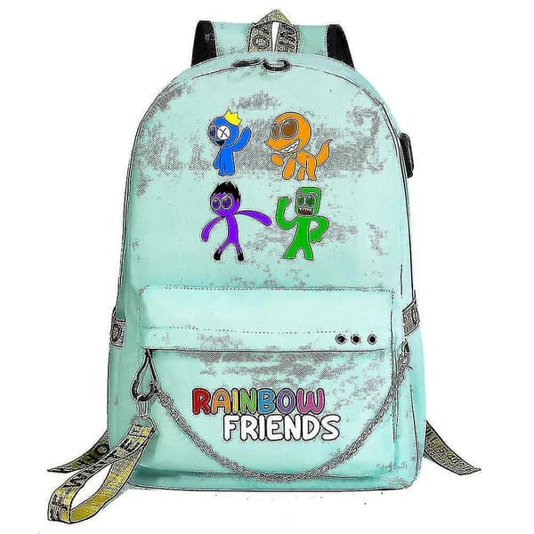 Rainbow Friend Oxford-kangaskassi Koulureppu Reppu E