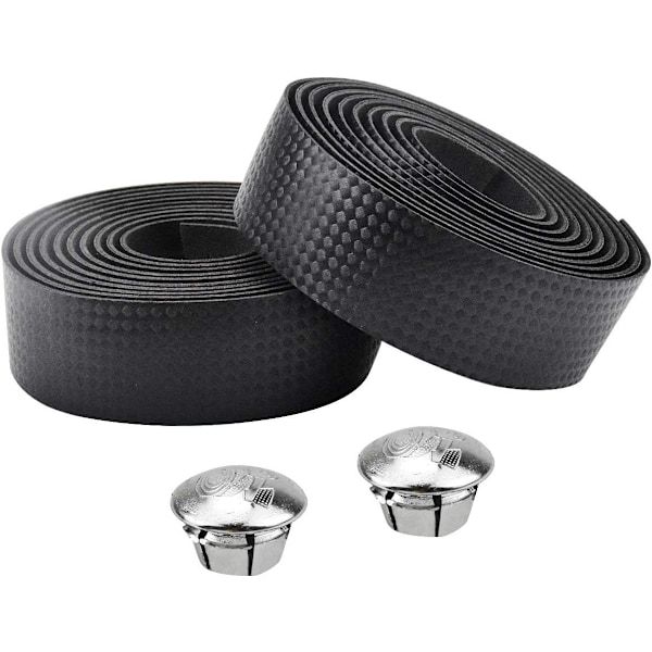 2 Ruller med Styretape til Landeveissykler med Styrepropper - Ideelt for Sykling
