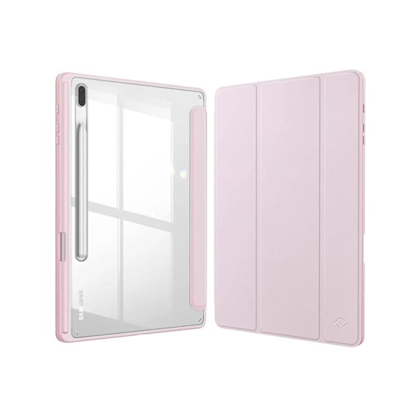 Crystal Folio-deksel til Samsung Galaxy Tab S9 Plus 12.4 Rosa