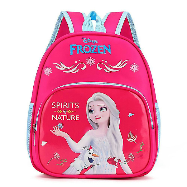 Spiderman/Captain America/Sofia/Frozen Cartoon Trykt Rygsæk Børn Drenge Piger Rygsæk Rejse Skole Taske Gaver Rose Red