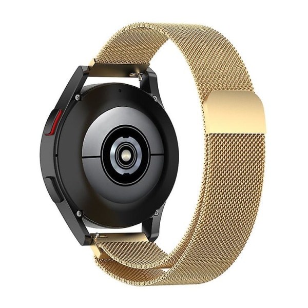 Ersättningsrem i rostfritt stål Magnetisk Milan Fashion Armband för Samsung Galaxy Watch 3 gold 20mm