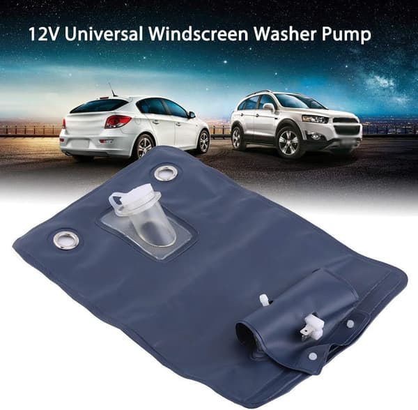 12V Universal Vindusspylerpumpeposesett for Klassiske Biler