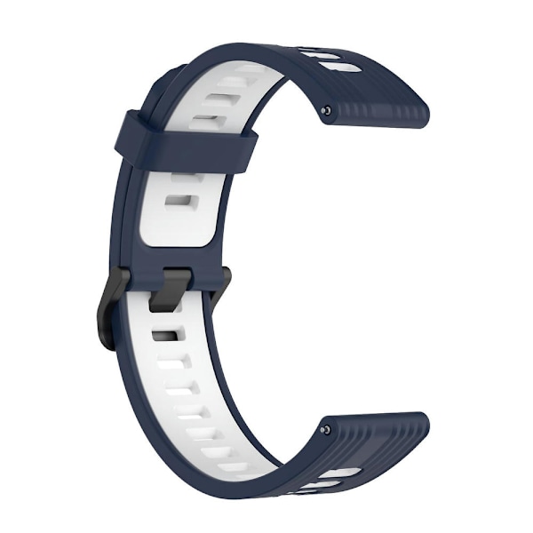 Silikonarmband för Huawei Watch Gt 3 42mm Midnight Blue White