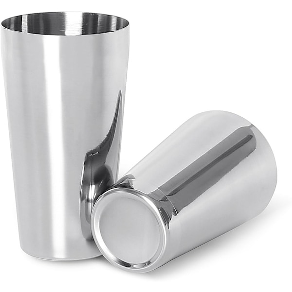 Boston Cocktail Shakersett - 2-delt rustfritt stål shaker