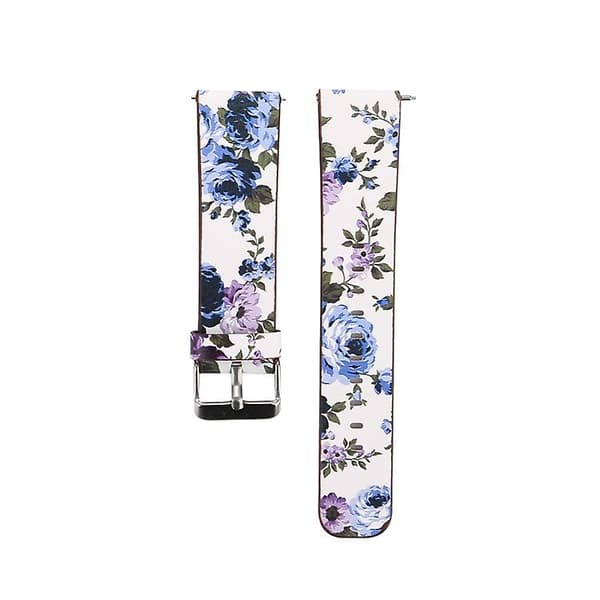 Fitbit Versa 1/2 Flower Pattern watch White Blue