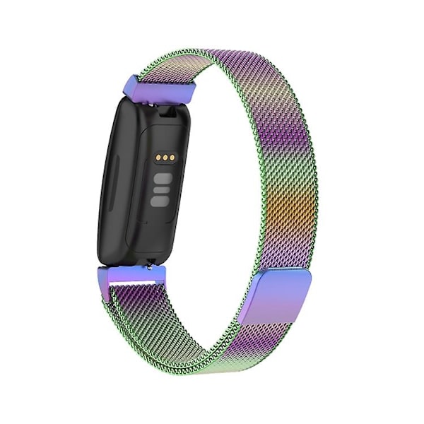 För Fitbit Inspire 2 Milanese Watch Band Colorful