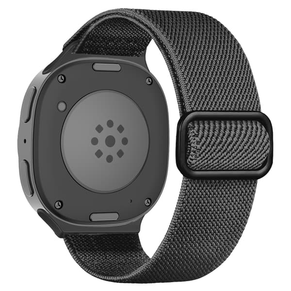 Rem til Samsung Galaxy Watch 8 40mm 44mm/Watch 8 Classic 46 mm Elastisk vævet nylonrem (grå)