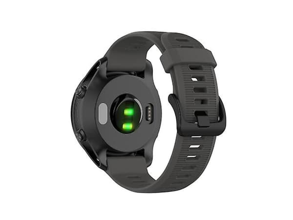 Rem för Garmin Forerunner 945 Grå Silikonklockarmband