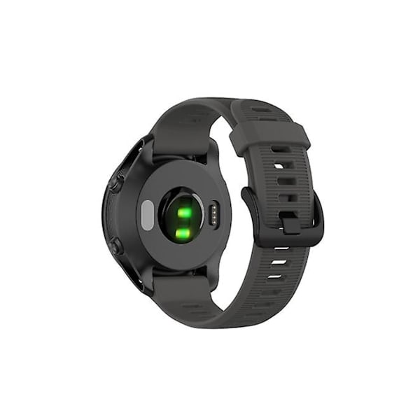 Rem for Garmin Forerunner 945 Grå Silikonklokke Rem