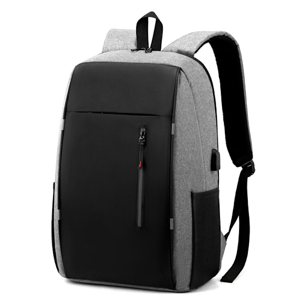 Laptop backpack with USB charging ports RW1322 gray