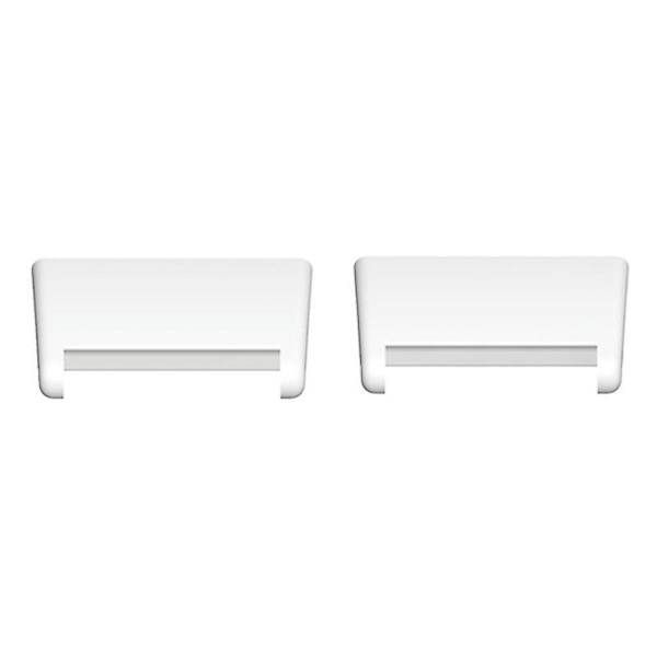 1 par för Xiaomi Redmi Watch 2/Watch 2 Lite anslutningsadapter 18mm legering klockarmbandskontakt Silver