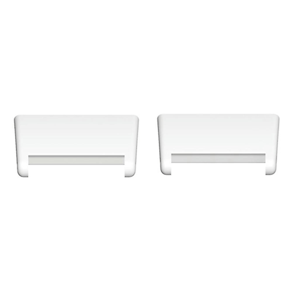 1 par til Xiaomi Redmi Watch 2/Watch 2 Lite forbindelsesadapter 18mm legering urrem-stik Silver