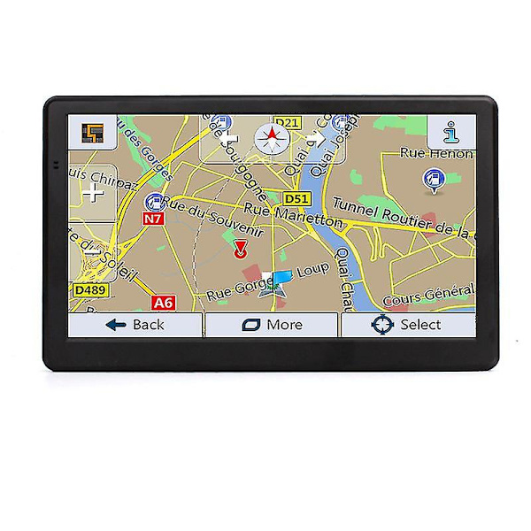 7 tommers berøringsskjerm bil og lastebil GPS-navigasjonsnavigator Sat 8gb 256mb Auto Rv GPS-navigasjonssystem"