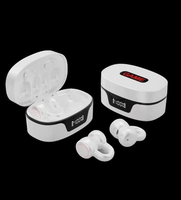 Ekte trådløse Bluetooth-hodetelefoner k24 Øreklips Bluetooth 5.3 med batteridisplay