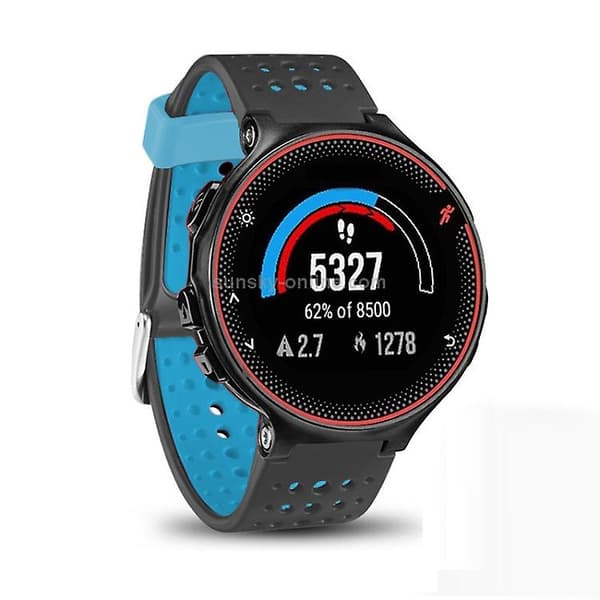 Til Garmin Forerunner 235 tofarvet urrem Black Blue