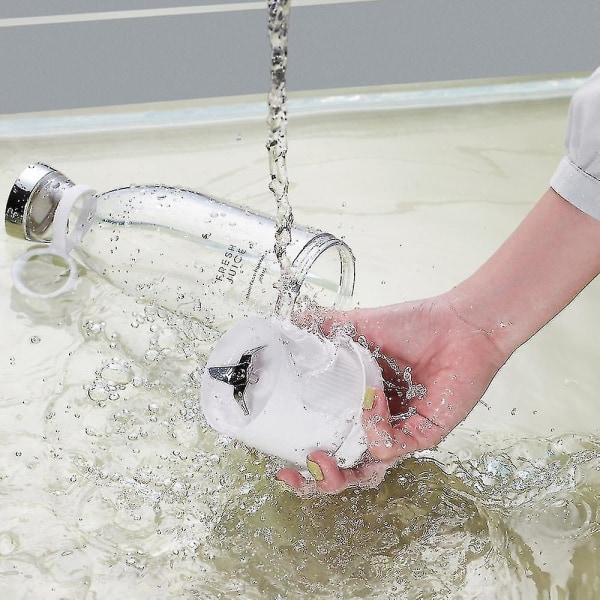 Bärbar elektrisk blender USB Mini Fruktextraktor Food Shake Multifunktionell hög kvalitet White