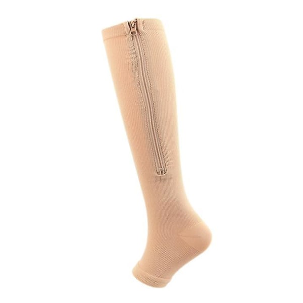 Glidelås kompresjonssokker color4 L-XL
