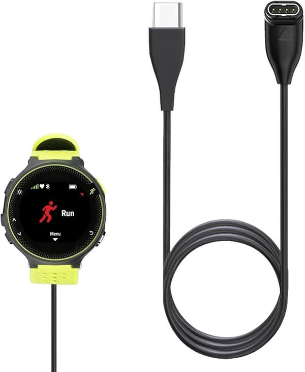 Laddare för Garmin Watch Fenix 7 7S 7X 6 6S 6X 5 5S Forerunner 245 945 Instinct 2 2S 2-pack